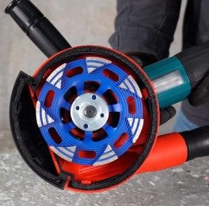 Professional grinding of construction materials with an angle grinder blog