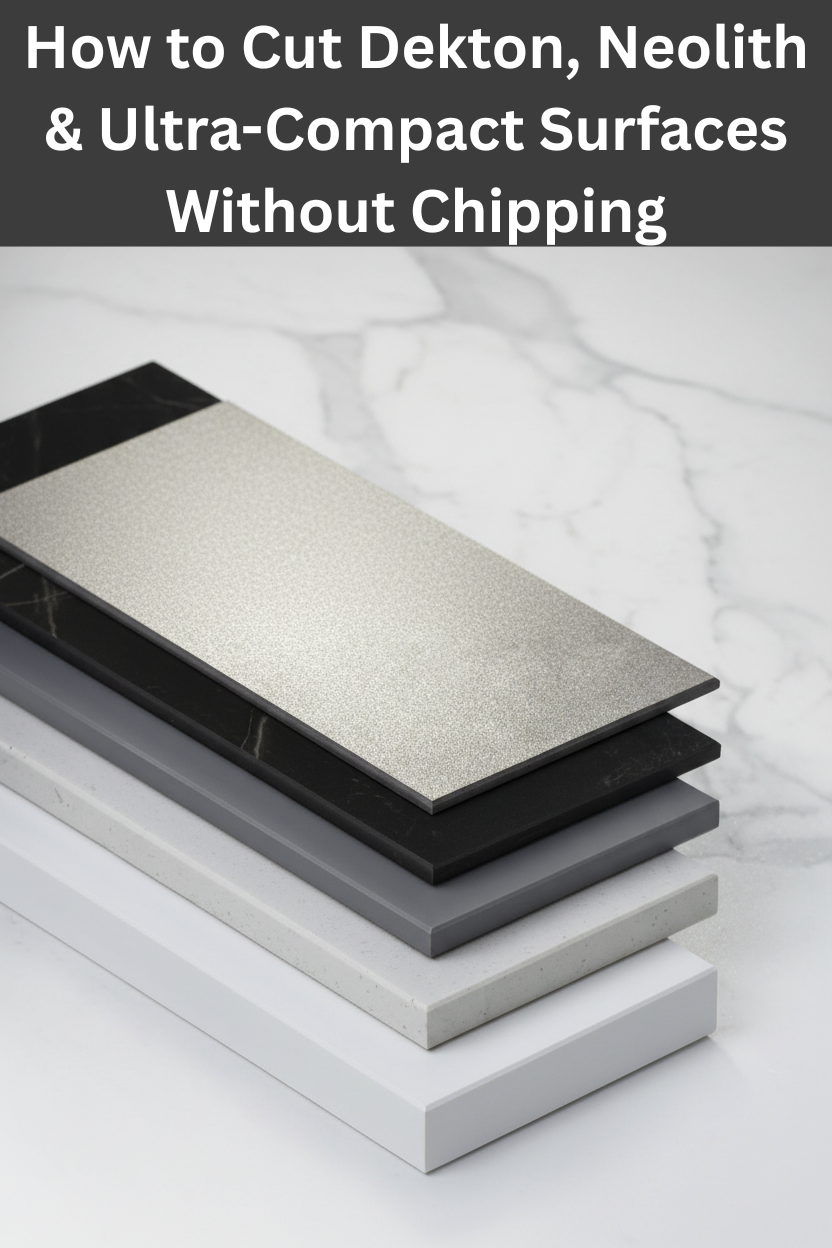 How to Cut Dekton, Neolith & Ultra-Compact Surfaces Without Chipping