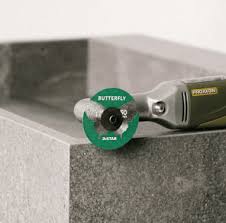 How to Cut Porcelain Tile with a Cordless Angle Grinder — Proxxon LHW/A + Distar Butterfly Blade