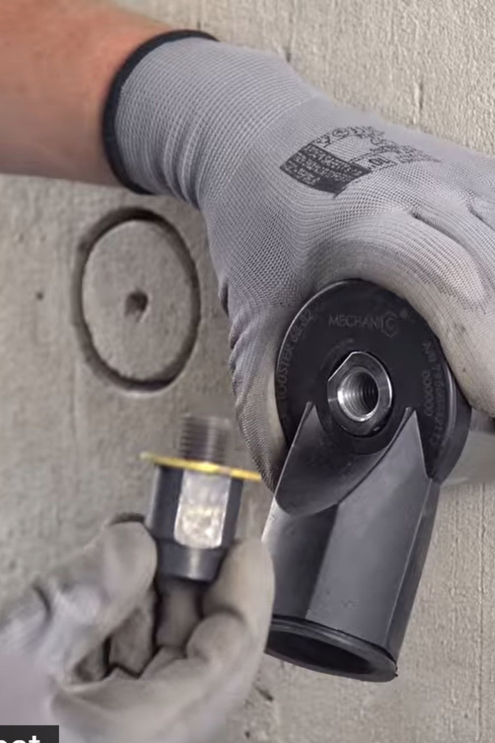 Tile dust collection socketDUSTER