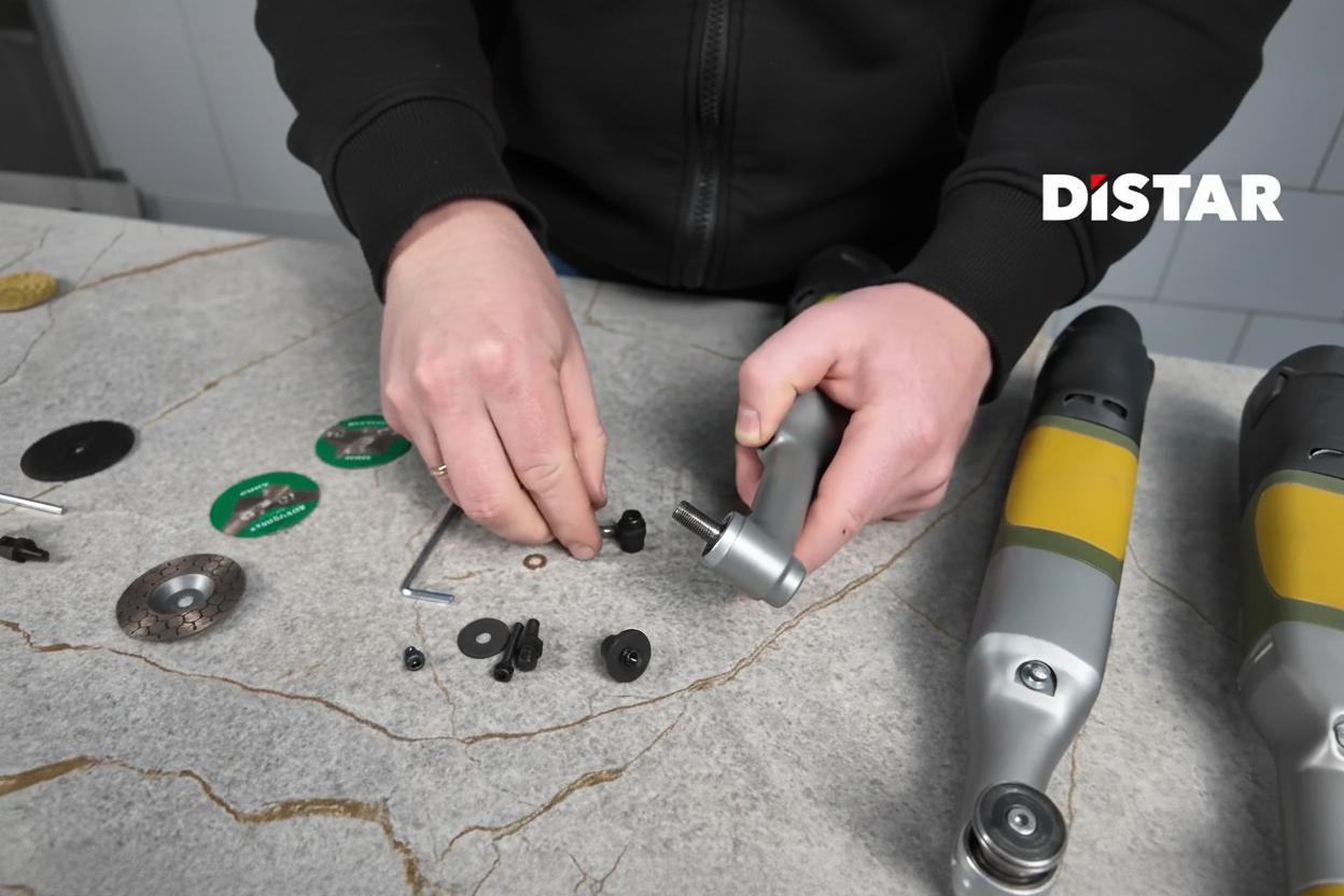 Distar Polishing Support Adapter for Proxxon LWB/A (Velcro) | Fast 50mm Pad Swaps