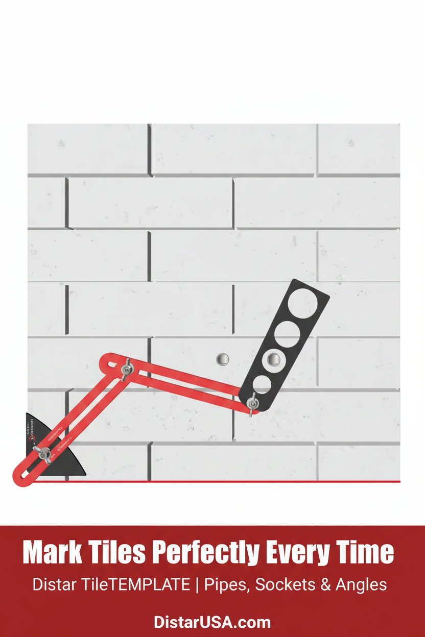 How to mark tiles perfectly tile cutting