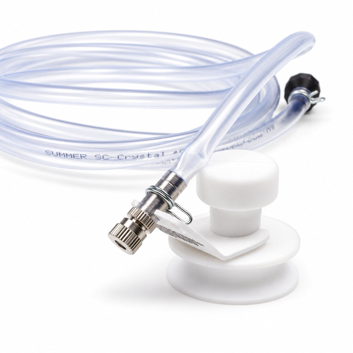 Suction holder for distar spray system