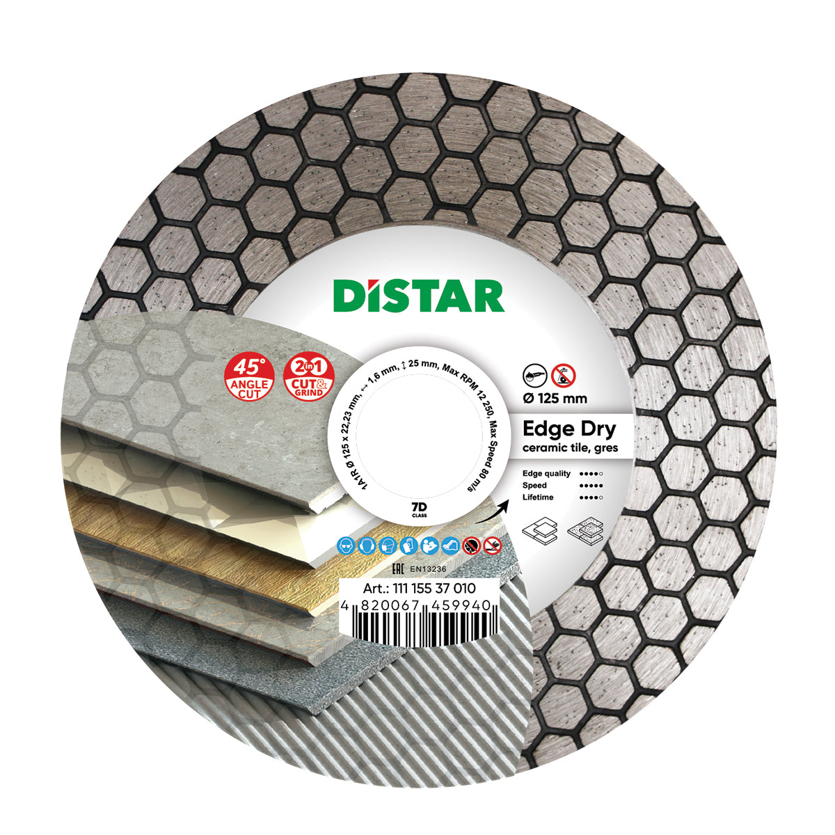 Edge Dry 4.5" - 5"