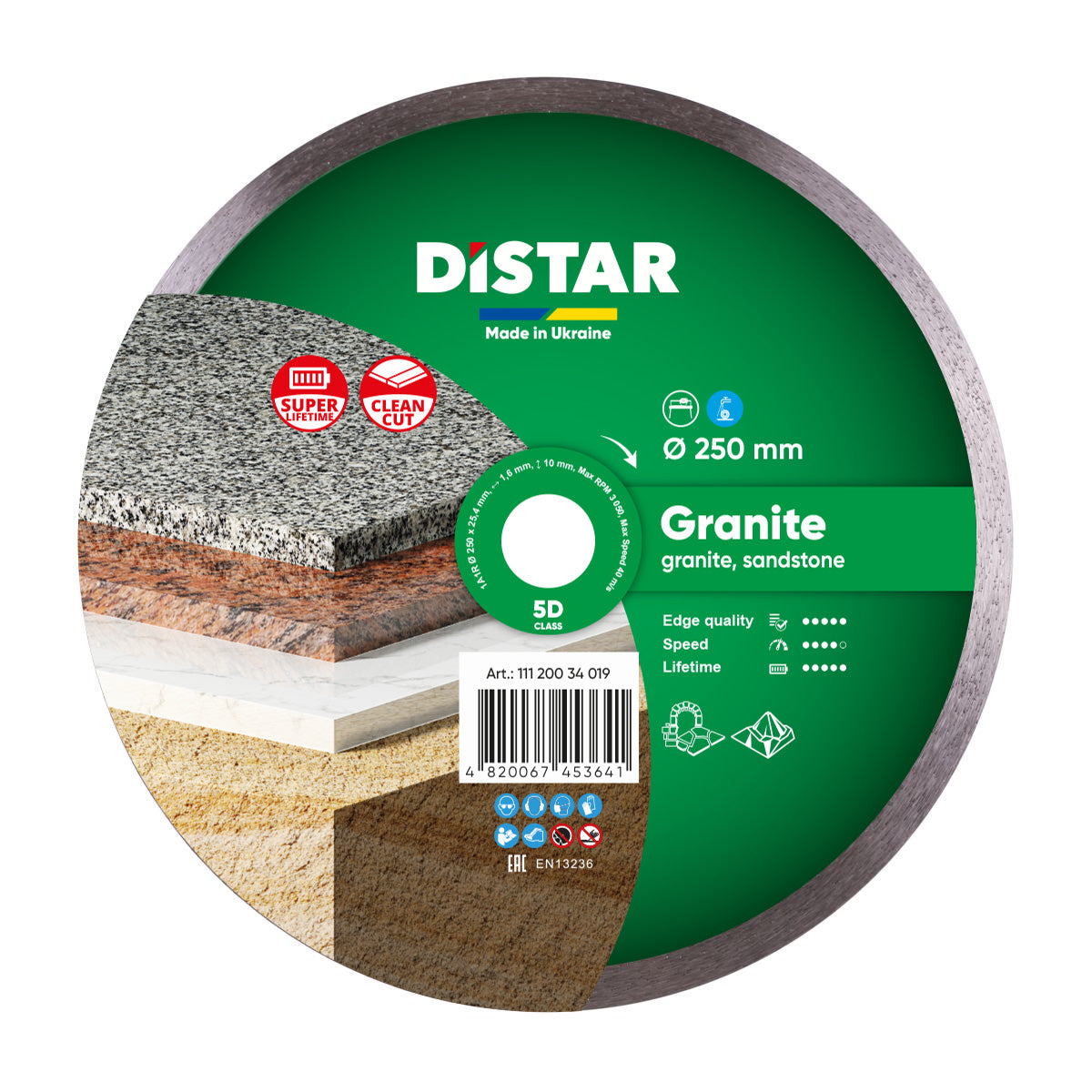 Granite 4.5" - 16"