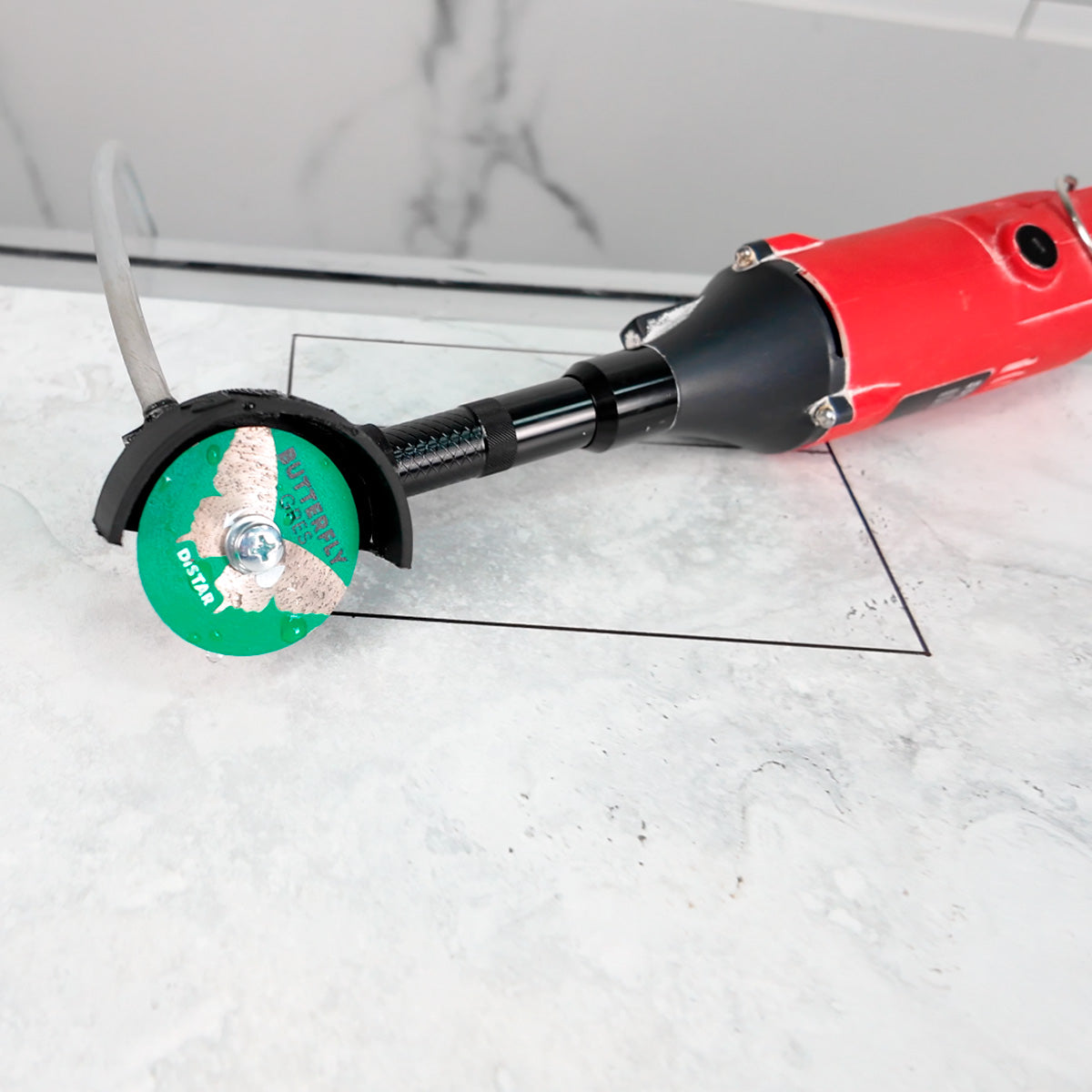 11133048023_4 Close-up of Butterfly 2 inch diamond blade 0.6 mm solid diamond layer