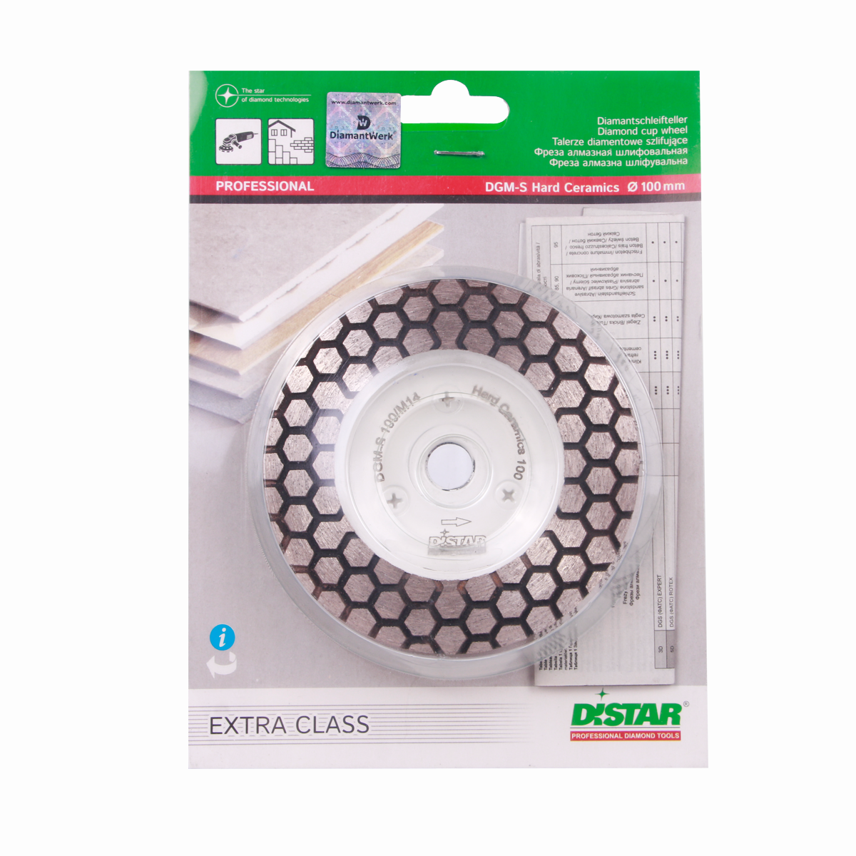 Hard Ceramics DGM-S 4", 5/8-11 thread
