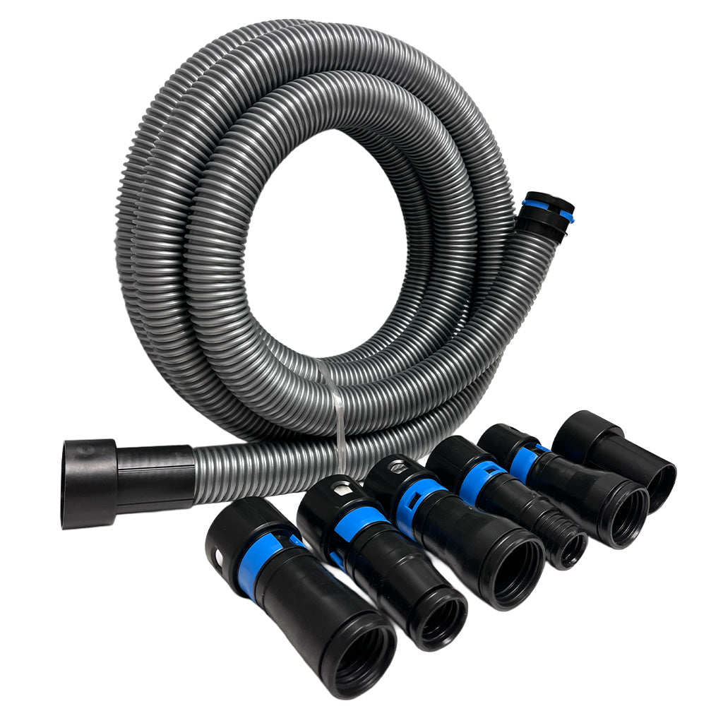 1 1/4" x 17 ft Shop Vac Hose Adapter Kit
