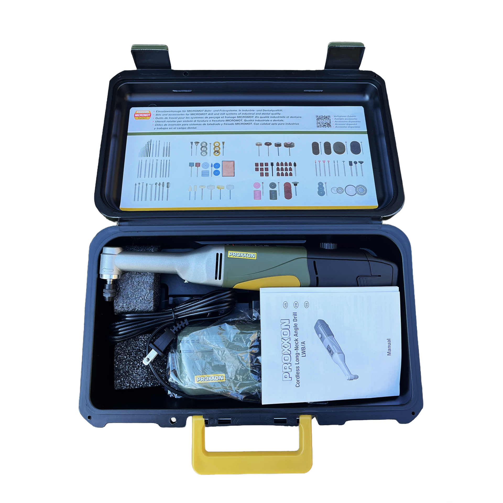 Proxxon Cordless Long Neck Angle Milling/Drilling unit LWB/A