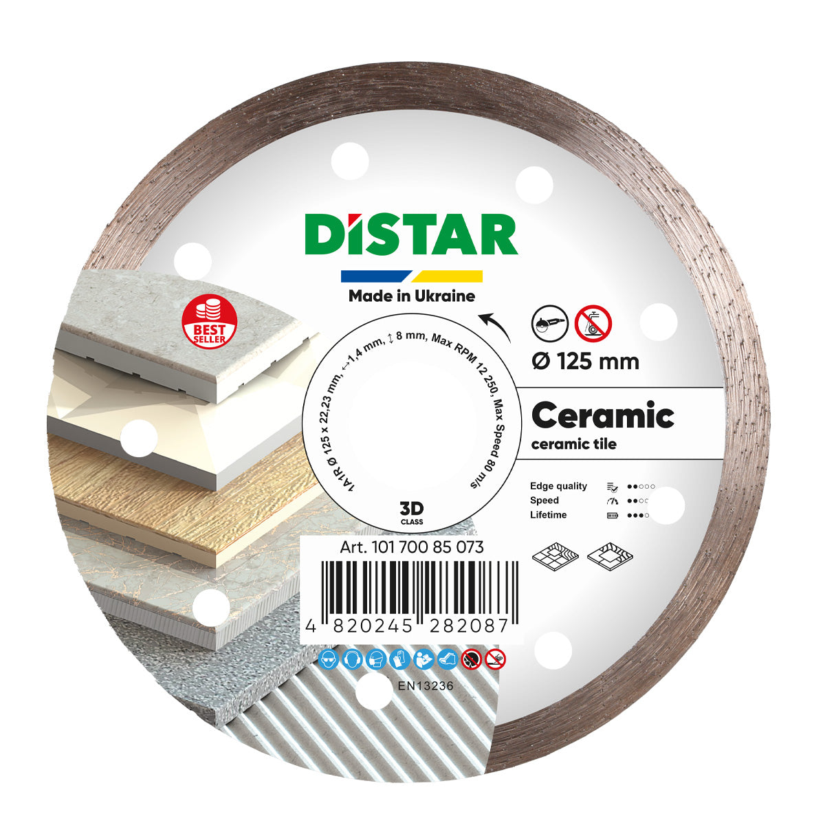 Ceramic 4.5" - 5"